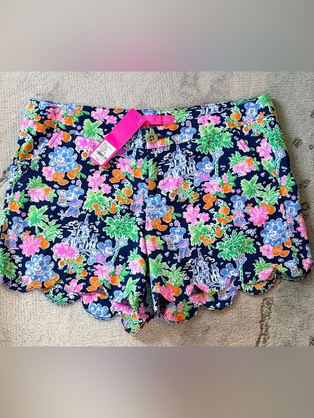 NWT Lilly Pulitzer x Disney Shorts sz 10